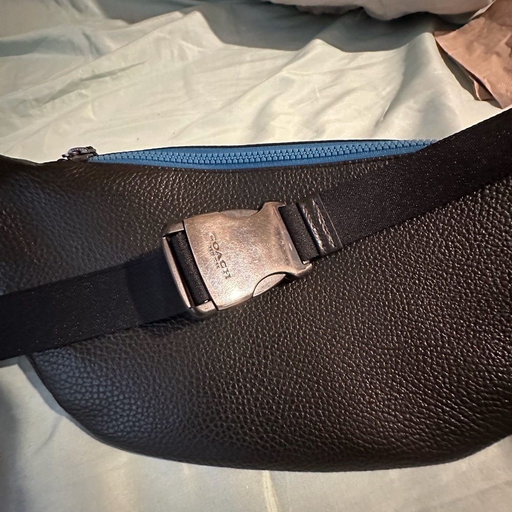 Coach Black and White Graphic Belt Bag - Picture 12 of 12
